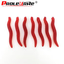 Kit Isca Minhoca Artificial Aromatizada Silicone Pesca